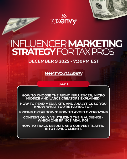 Influencer Marketing for Tax Pros