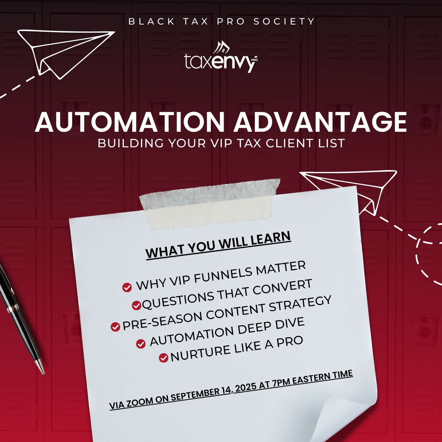 VIP Client List Masterclass REPLAY