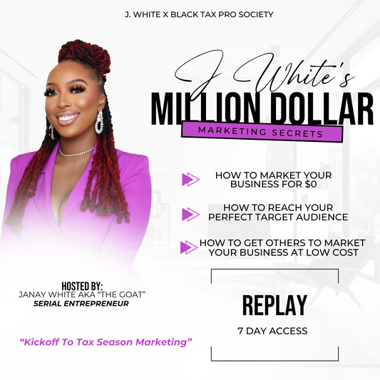 J White Million Dollar Marketing Replay