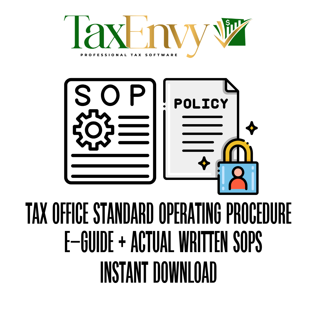 Tax Preparer SOPs