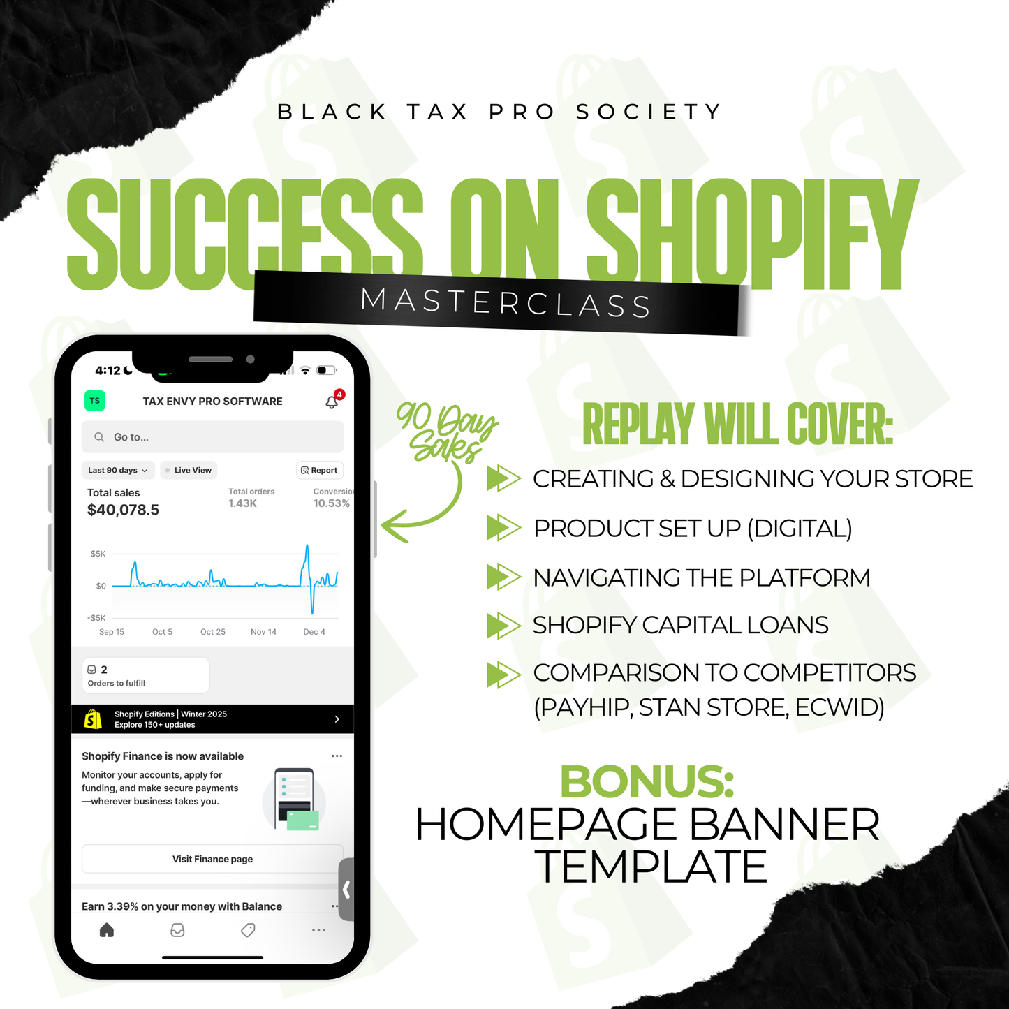 Success On Shopify Masterclass